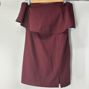 Lulu's Deep Red Dress